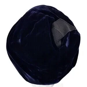 Vintage 50s Himelhoch\'s Detroit Women\'s Blue Velvet Cap Hat Vintage | Accessories | Vintage 5s Himelhochs Detroit Womens  main image 2